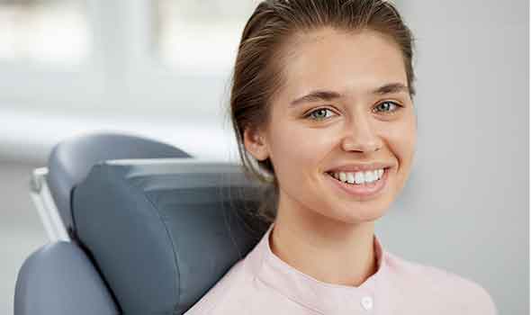 White teeth after cosmetic dentistry treatment in Cairns